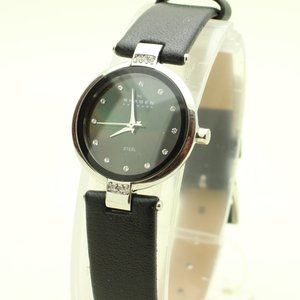 Skagen Black Swarovski Slim Watch 109SSLB